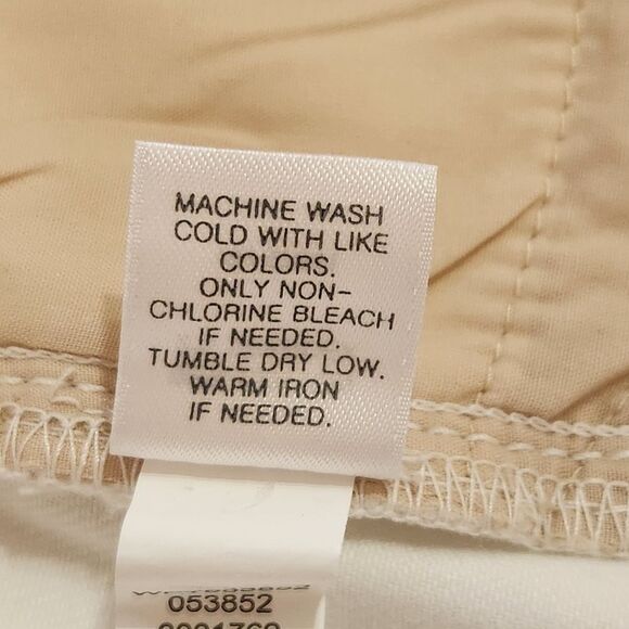 J. Jill Slim Boyfriend White Denim Straight Leg Jeans Women's Size 12 Petite - Picture 9 of 12